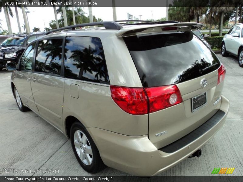 Desert Sand Mica / Taupe 2009 Toyota Sienna XLE