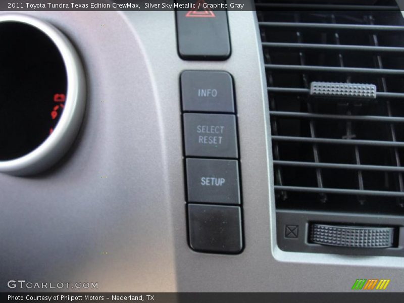 Silver Sky Metallic / Graphite Gray 2011 Toyota Tundra Texas Edition CrewMax