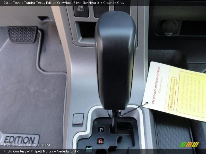 Silver Sky Metallic / Graphite Gray 2011 Toyota Tundra Texas Edition CrewMax