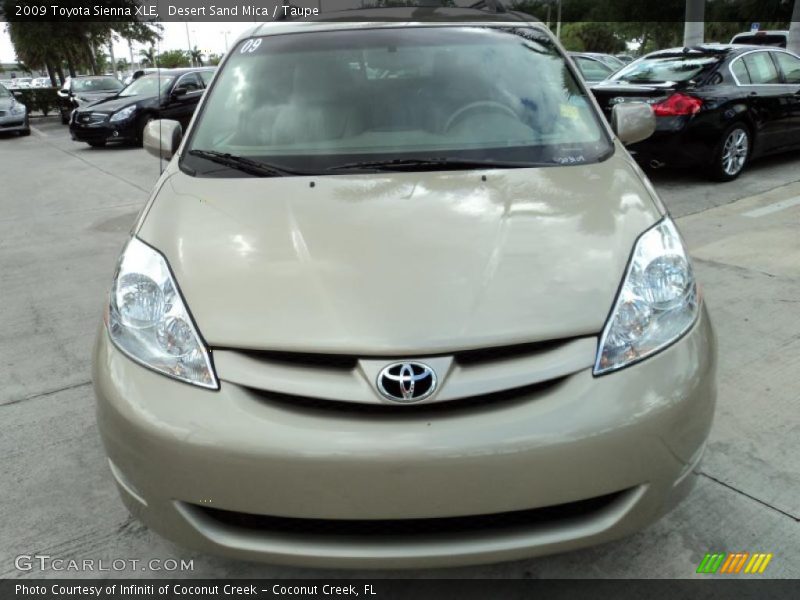 Desert Sand Mica / Taupe 2009 Toyota Sienna XLE