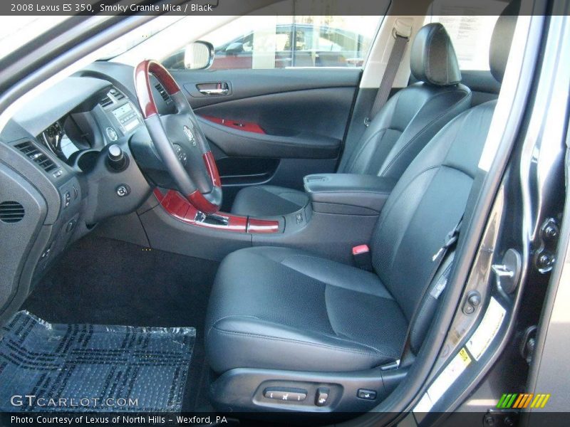 Smoky Granite Mica / Black 2008 Lexus ES 350