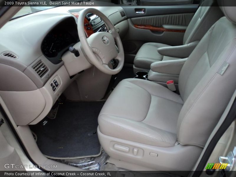  2009 Sienna XLE Taupe Interior