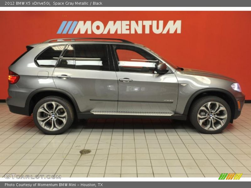 Space Gray Metallic / Black 2012 BMW X5 xDrive50i