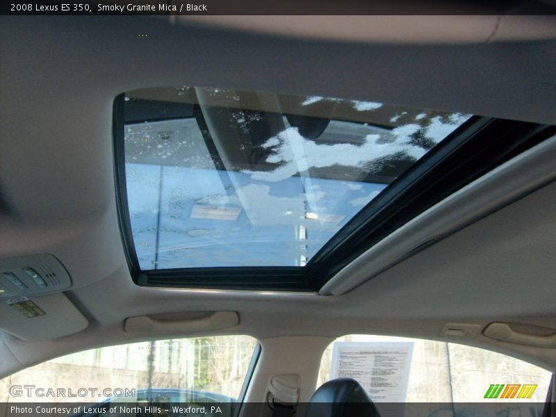 Smoky Granite Mica / Black 2008 Lexus ES 350