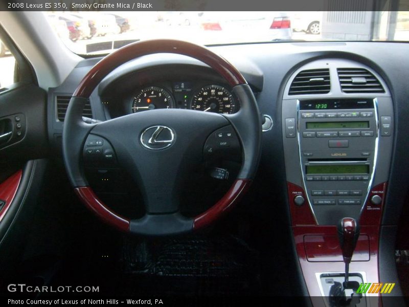 Smoky Granite Mica / Black 2008 Lexus ES 350