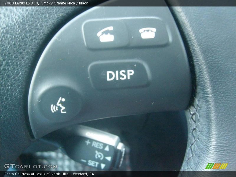 Smoky Granite Mica / Black 2008 Lexus ES 350