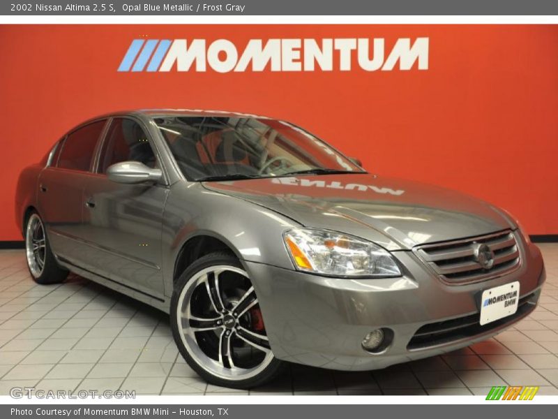 Opal Blue Metallic / Frost Gray 2002 Nissan Altima 2.5 S
