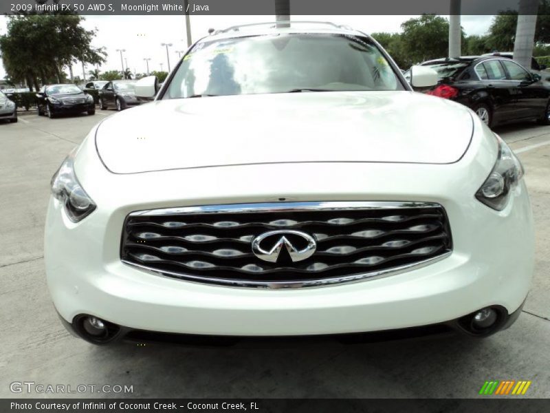 Moonlight White / Java 2009 Infiniti FX 50 AWD S