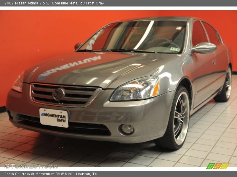 Opal Blue Metallic / Frost Gray 2002 Nissan Altima 2.5 S