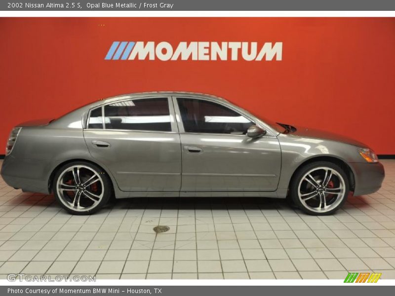 Opal Blue Metallic / Frost Gray 2002 Nissan Altima 2.5 S