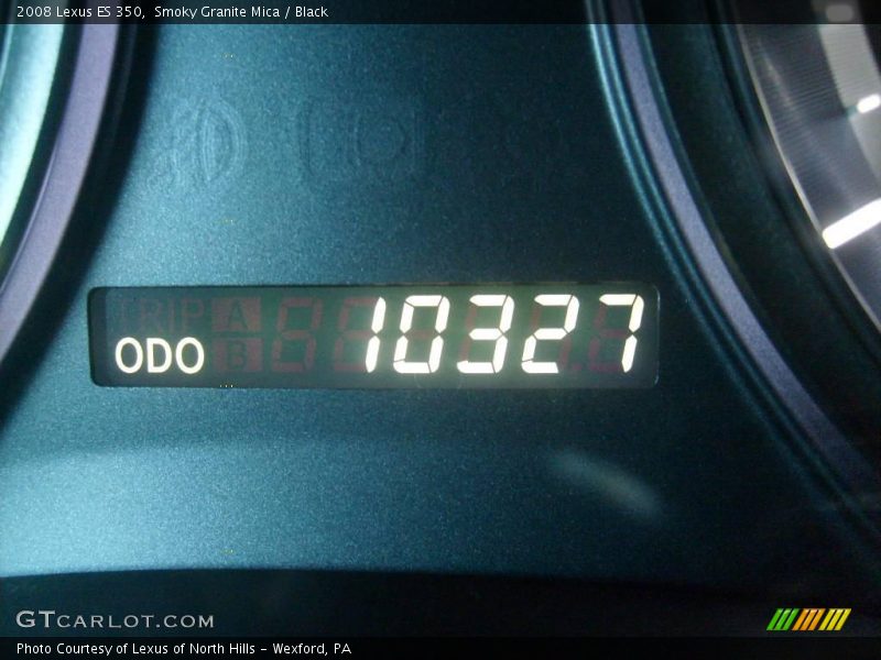 Smoky Granite Mica / Black 2008 Lexus ES 350