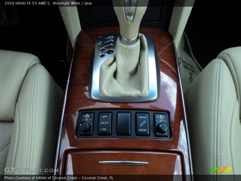 Controls of 2009 FX 50 AWD S