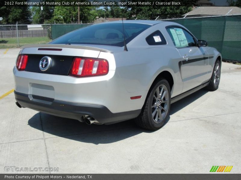  2012 Mustang V6 Mustang Club of America Edition Coupe Ingot Silver Metallic