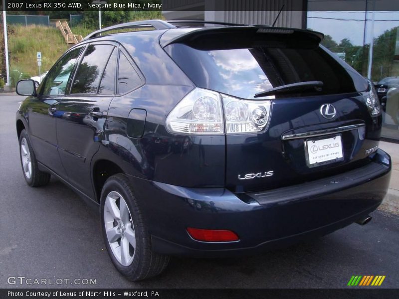 Neptune Blue Mica / Ivory 2007 Lexus RX 350 AWD