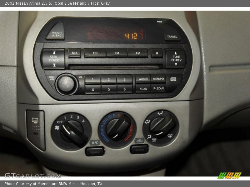 Opal Blue Metallic / Frost Gray 2002 Nissan Altima 2.5 S