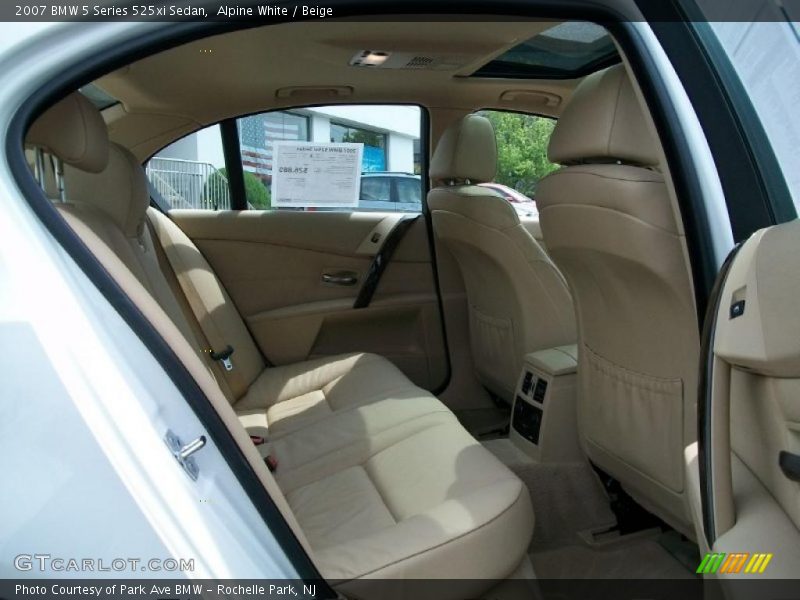 Alpine White / Beige 2007 BMW 5 Series 525xi Sedan