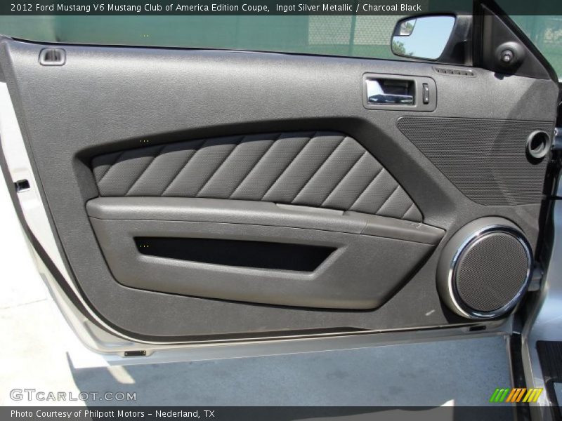 Door Panel of 2012 Mustang V6 Mustang Club of America Edition Coupe