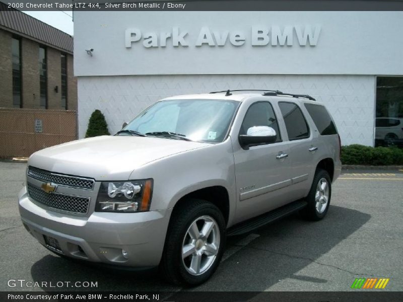 Silver Birch Metallic / Ebony 2008 Chevrolet Tahoe LTZ 4x4
