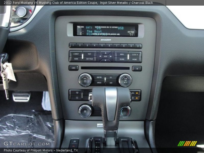 Controls of 2012 Mustang V6 Mustang Club of America Edition Coupe