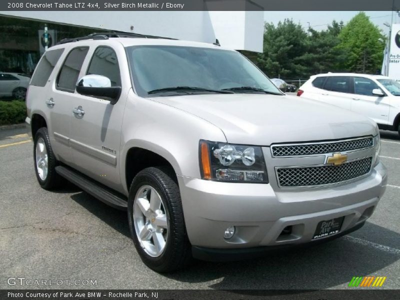 Silver Birch Metallic / Ebony 2008 Chevrolet Tahoe LTZ 4x4