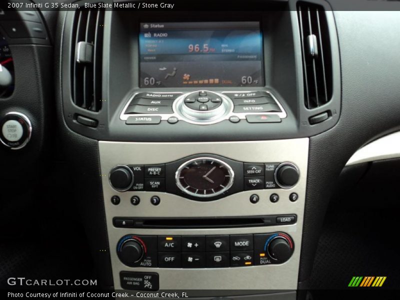 Blue Slate Metallic / Stone Gray 2007 Infiniti G 35 Sedan