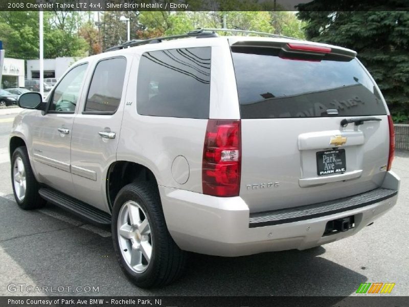 Silver Birch Metallic / Ebony 2008 Chevrolet Tahoe LTZ 4x4