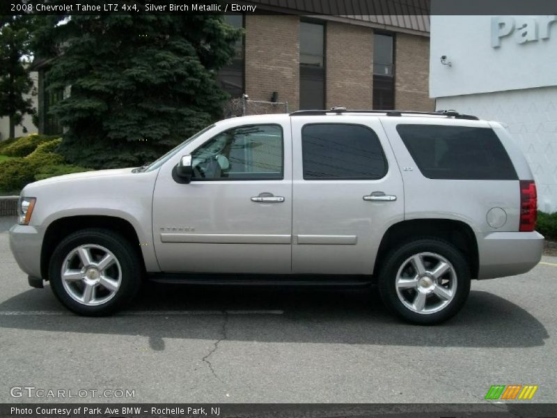 Silver Birch Metallic / Ebony 2008 Chevrolet Tahoe LTZ 4x4