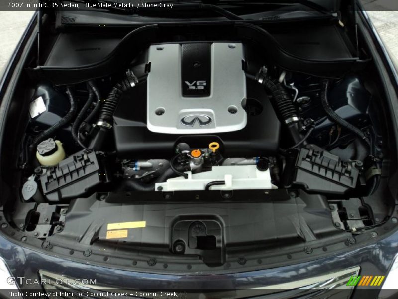 Blue Slate Metallic / Stone Gray 2007 Infiniti G 35 Sedan