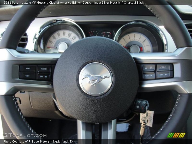 Controls of 2012 Mustang V6 Mustang Club of America Edition Coupe