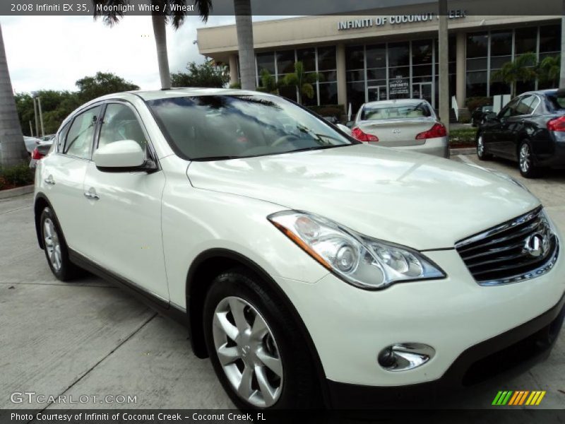 Moonlight White / Wheat 2008 Infiniti EX 35