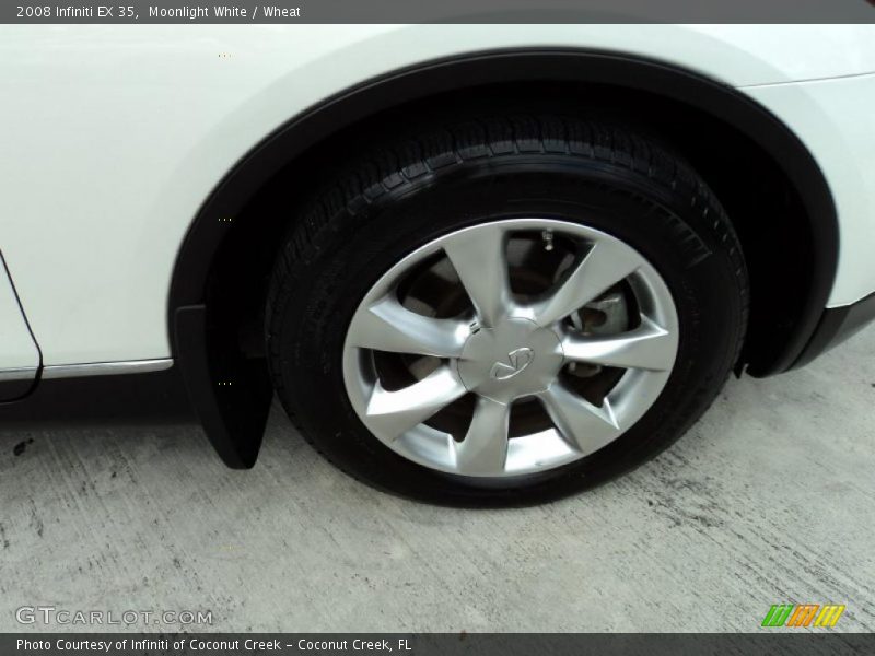 Moonlight White / Wheat 2008 Infiniti EX 35