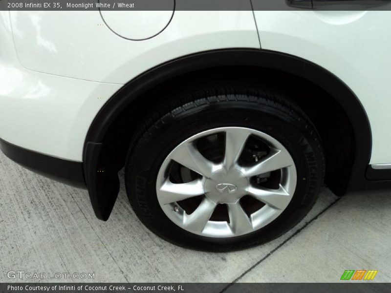 Moonlight White / Wheat 2008 Infiniti EX 35