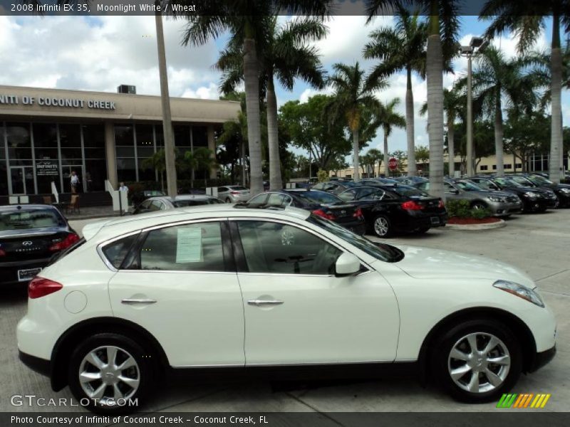 Moonlight White / Wheat 2008 Infiniti EX 35