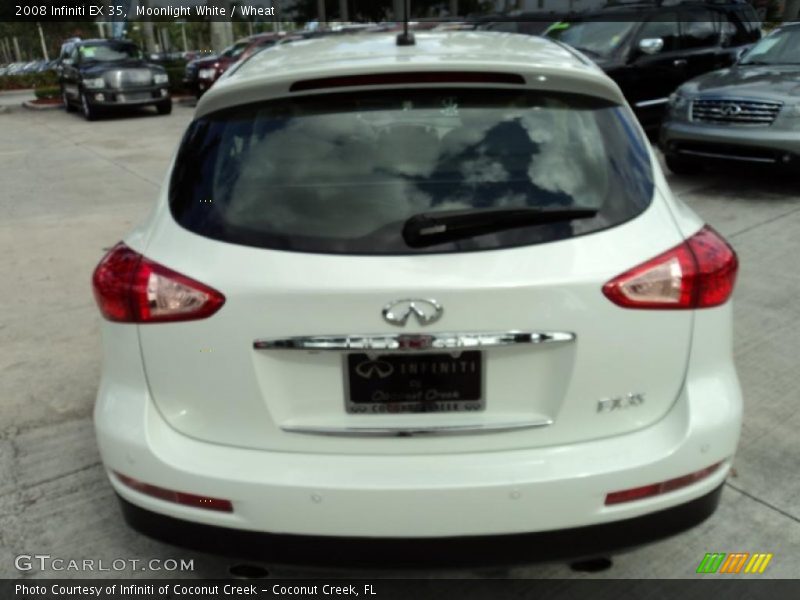 Moonlight White / Wheat 2008 Infiniti EX 35