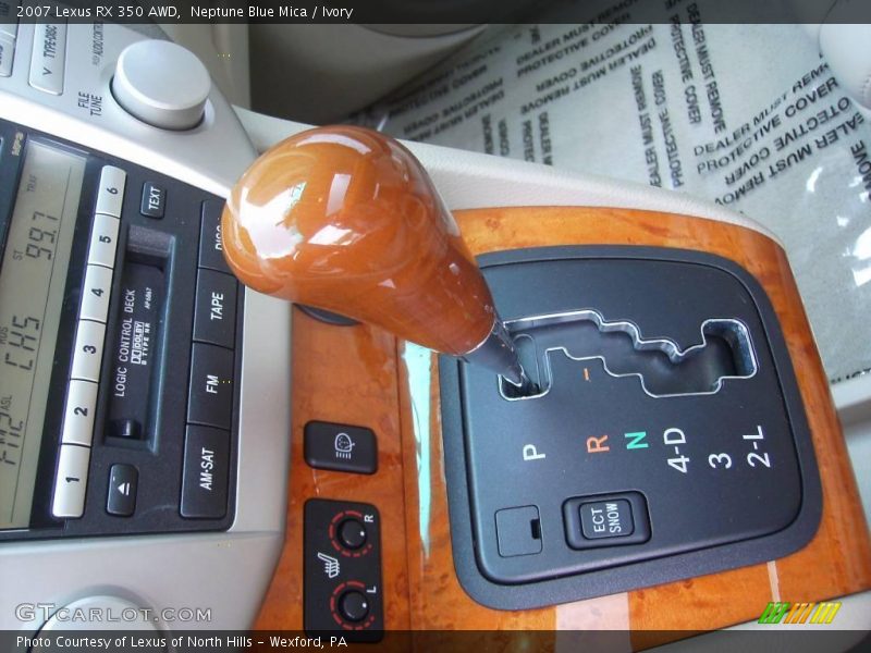 Neptune Blue Mica / Ivory 2007 Lexus RX 350 AWD