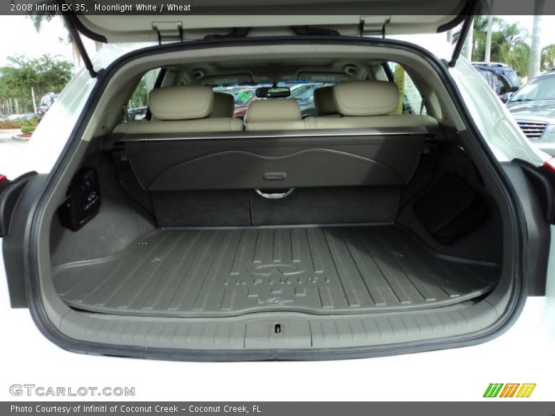 Moonlight White / Wheat 2008 Infiniti EX 35
