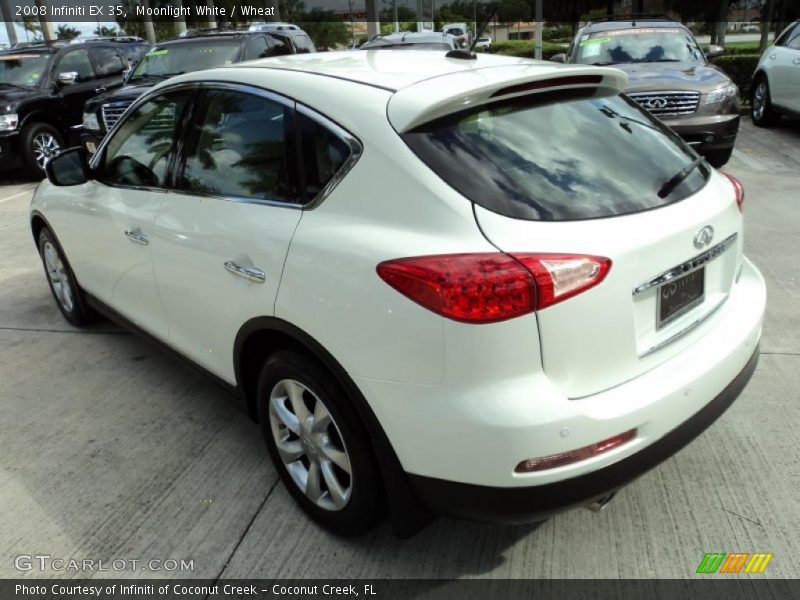 Moonlight White / Wheat 2008 Infiniti EX 35