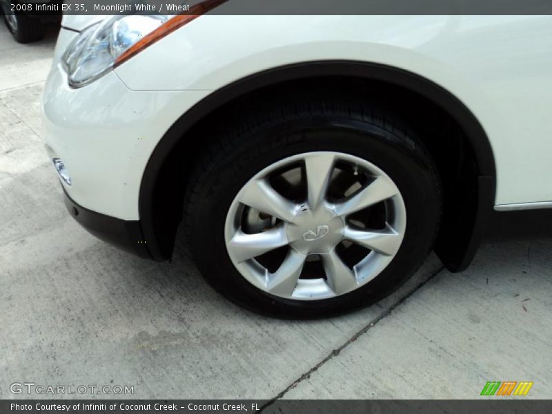 Moonlight White / Wheat 2008 Infiniti EX 35