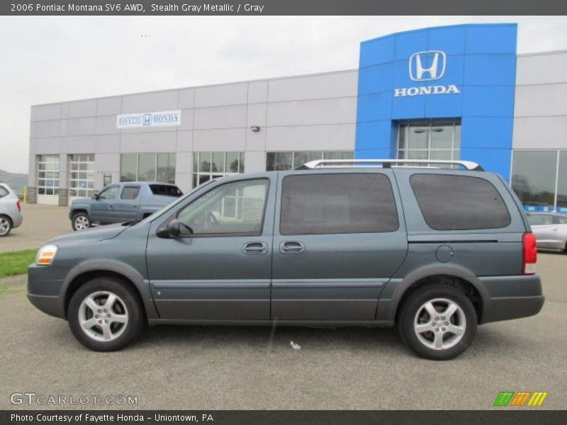 Stealth Gray Metallic / Gray 2006 Pontiac Montana SV6 AWD