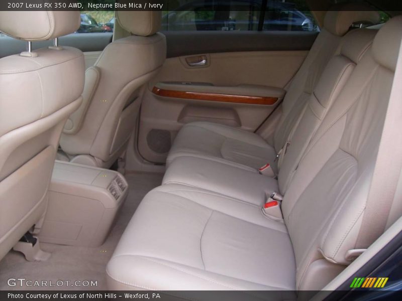 Neptune Blue Mica / Ivory 2007 Lexus RX 350 AWD