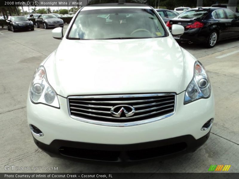 Moonlight White / Wheat 2008 Infiniti EX 35