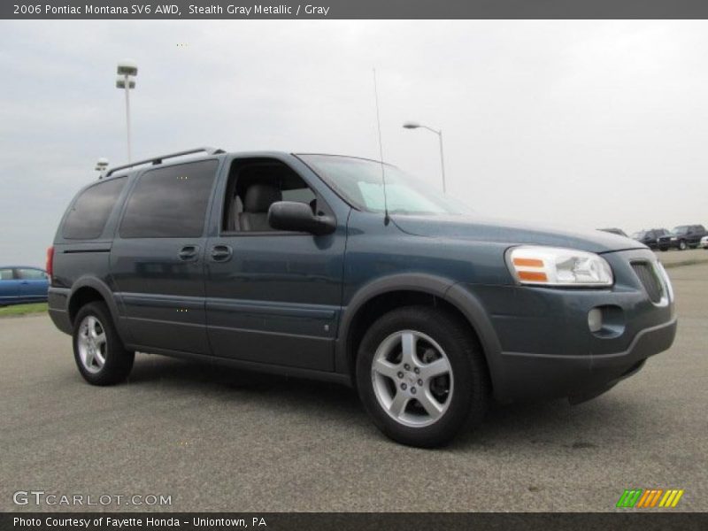 Stealth Gray Metallic / Gray 2006 Pontiac Montana SV6 AWD