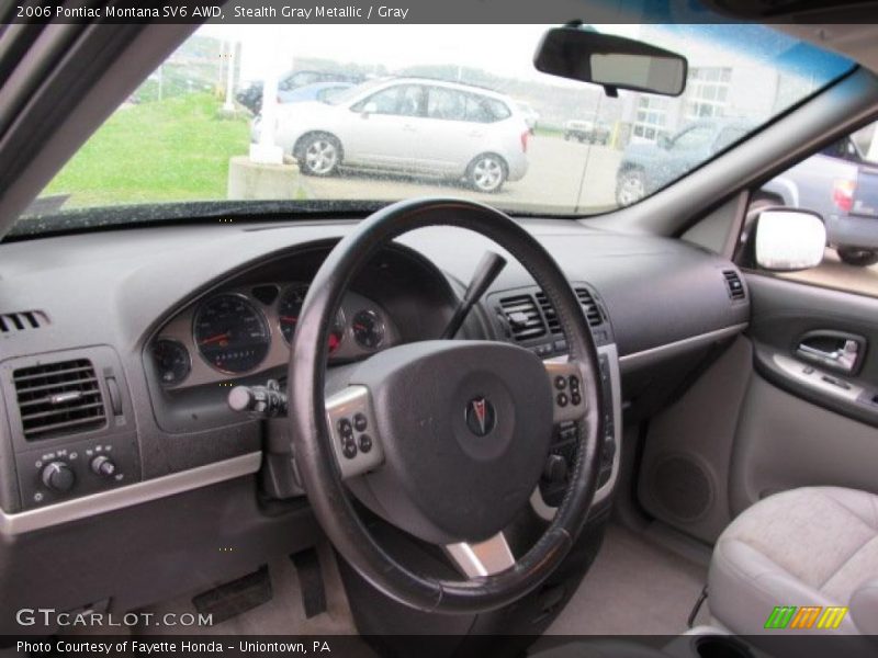 Stealth Gray Metallic / Gray 2006 Pontiac Montana SV6 AWD