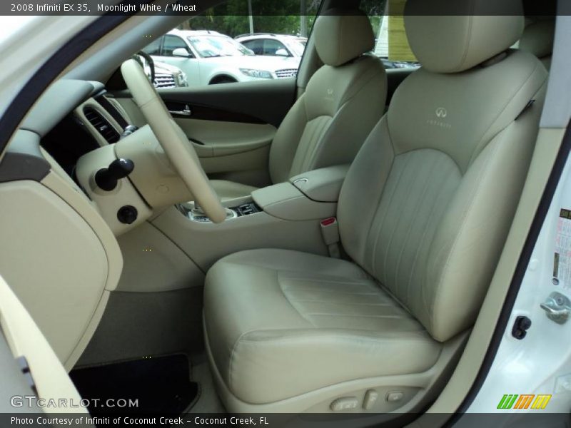 Moonlight White / Wheat 2008 Infiniti EX 35