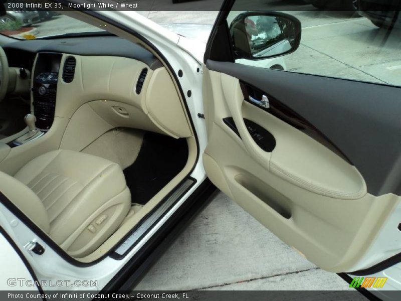 Moonlight White / Wheat 2008 Infiniti EX 35