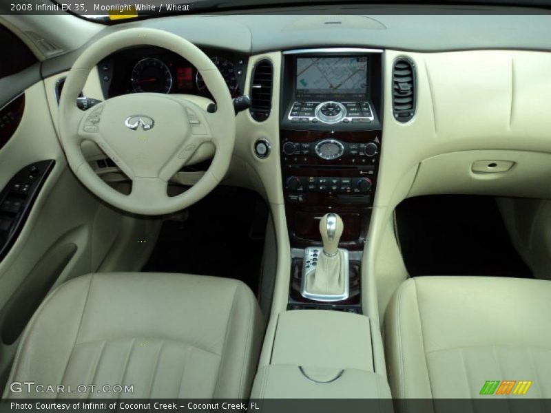 Moonlight White / Wheat 2008 Infiniti EX 35