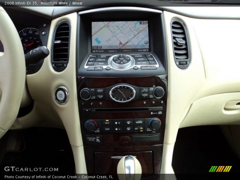 Moonlight White / Wheat 2008 Infiniti EX 35