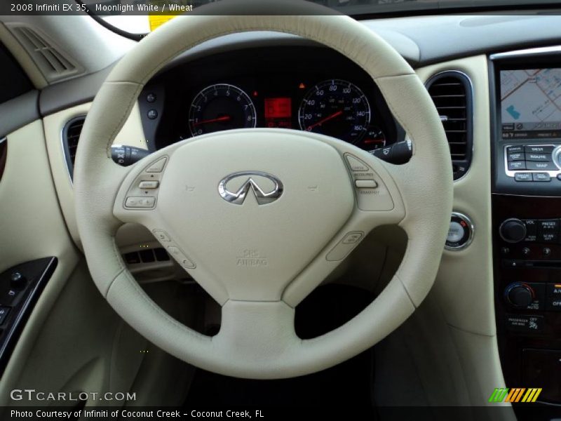 Moonlight White / Wheat 2008 Infiniti EX 35