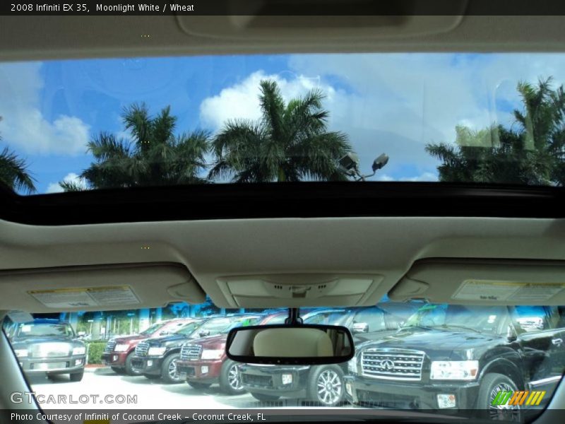 Moonlight White / Wheat 2008 Infiniti EX 35