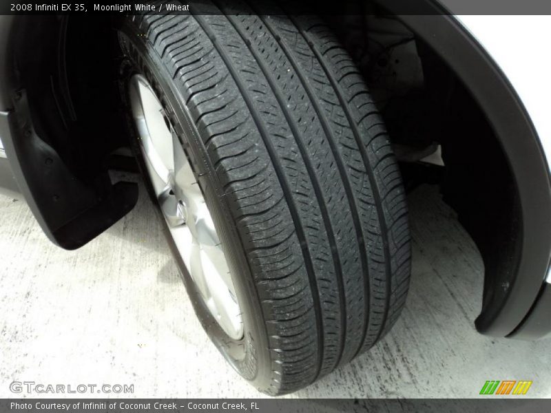 Moonlight White / Wheat 2008 Infiniti EX 35
